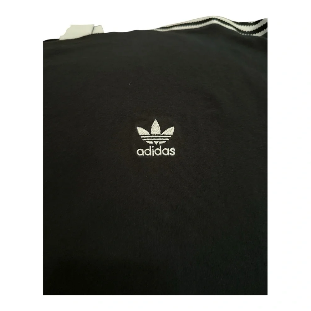 Adidas Originals Black Trefoil Logo T-Shirt Size S | 3-Stripes Tee Classic Fit